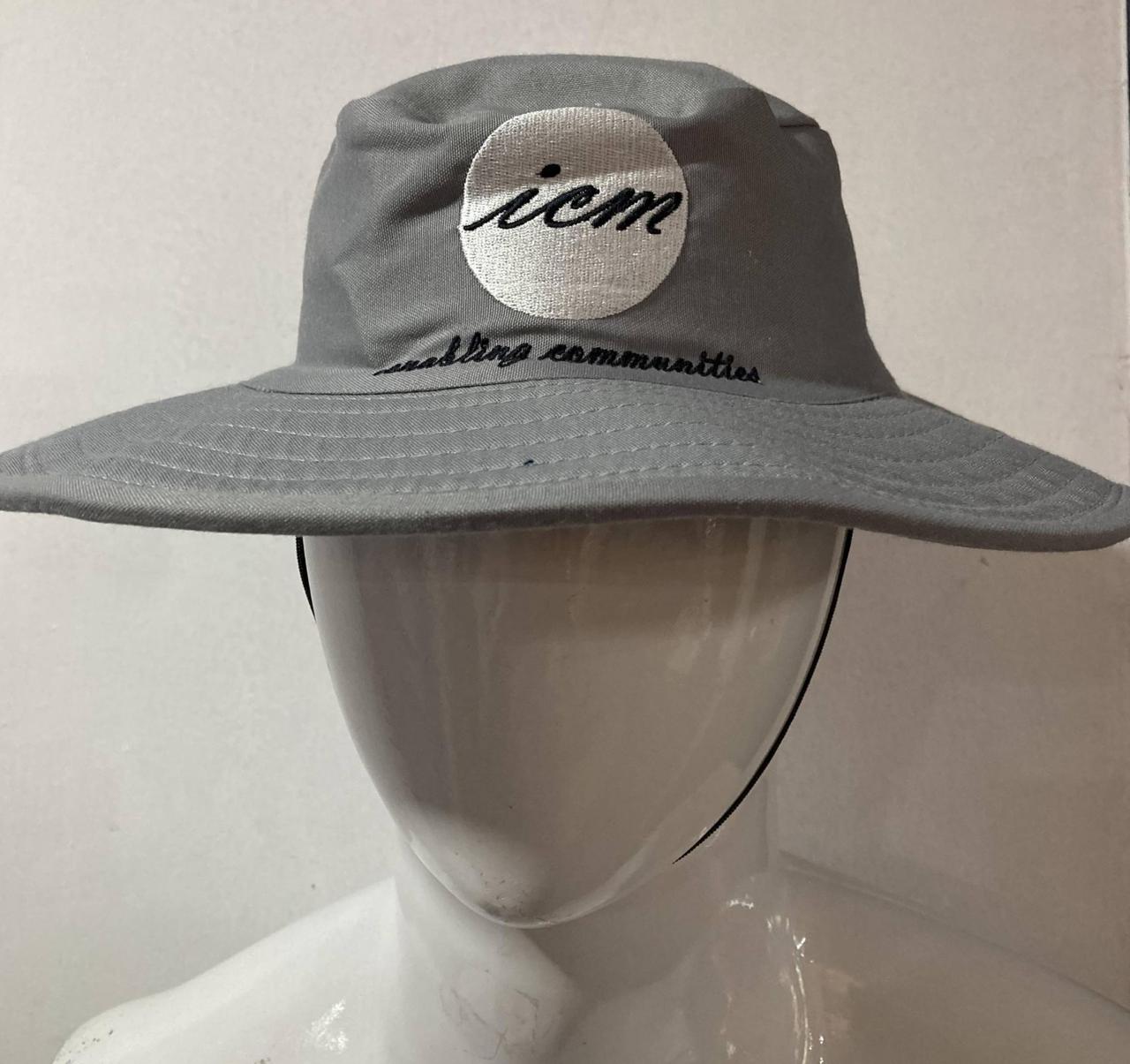 Grey Cotton Bucket Hat