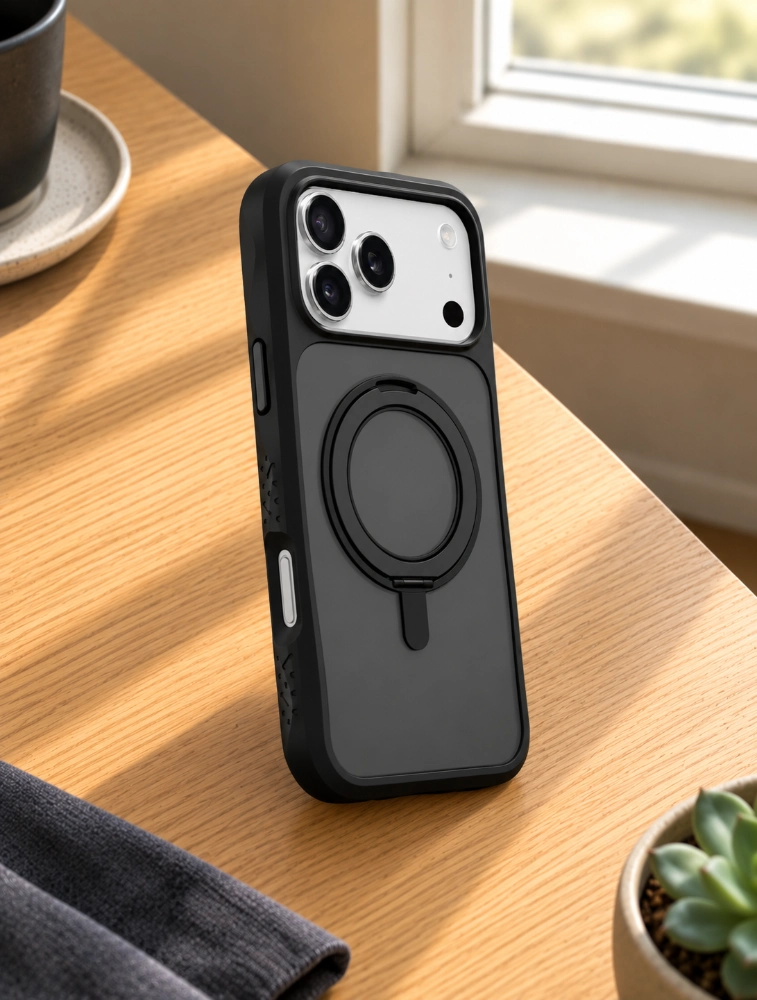 Midnight Black CARBON MATTER Case For iPhone 17 Pro Max
