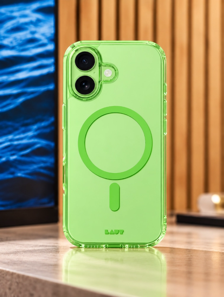 Light Green CRYSTAL FLURO Case For iPhone 17
