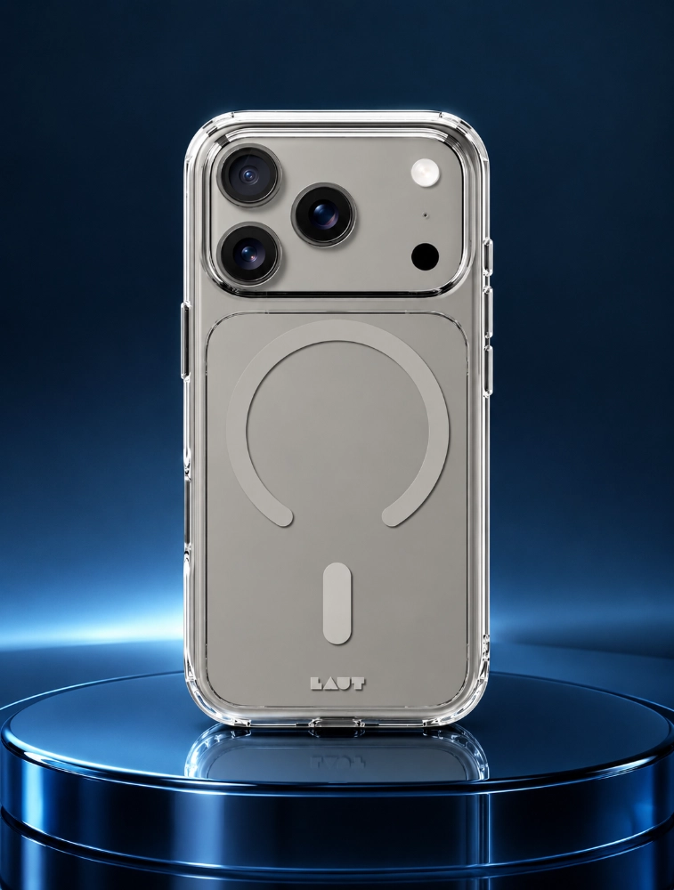 Light Grey CRYSTAL FLURO Case For iPhone 17 Pro
