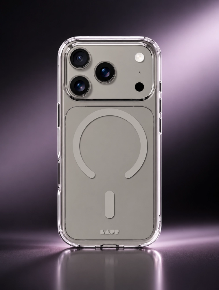 Clear Grey CRYSTAL FLURO Case For iPhone 17 Pro Max