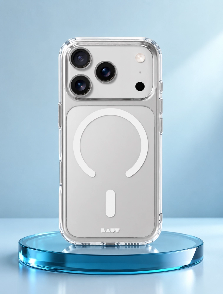 Light Grey CRYSTAL FLURO Case For iPhone 17 Pro Max 