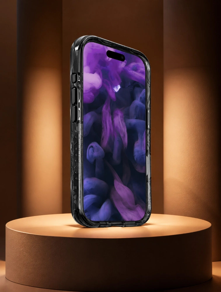 Crystal Matter X Clear MagSafe Back Cover for iPhone 17 – Crystal Black