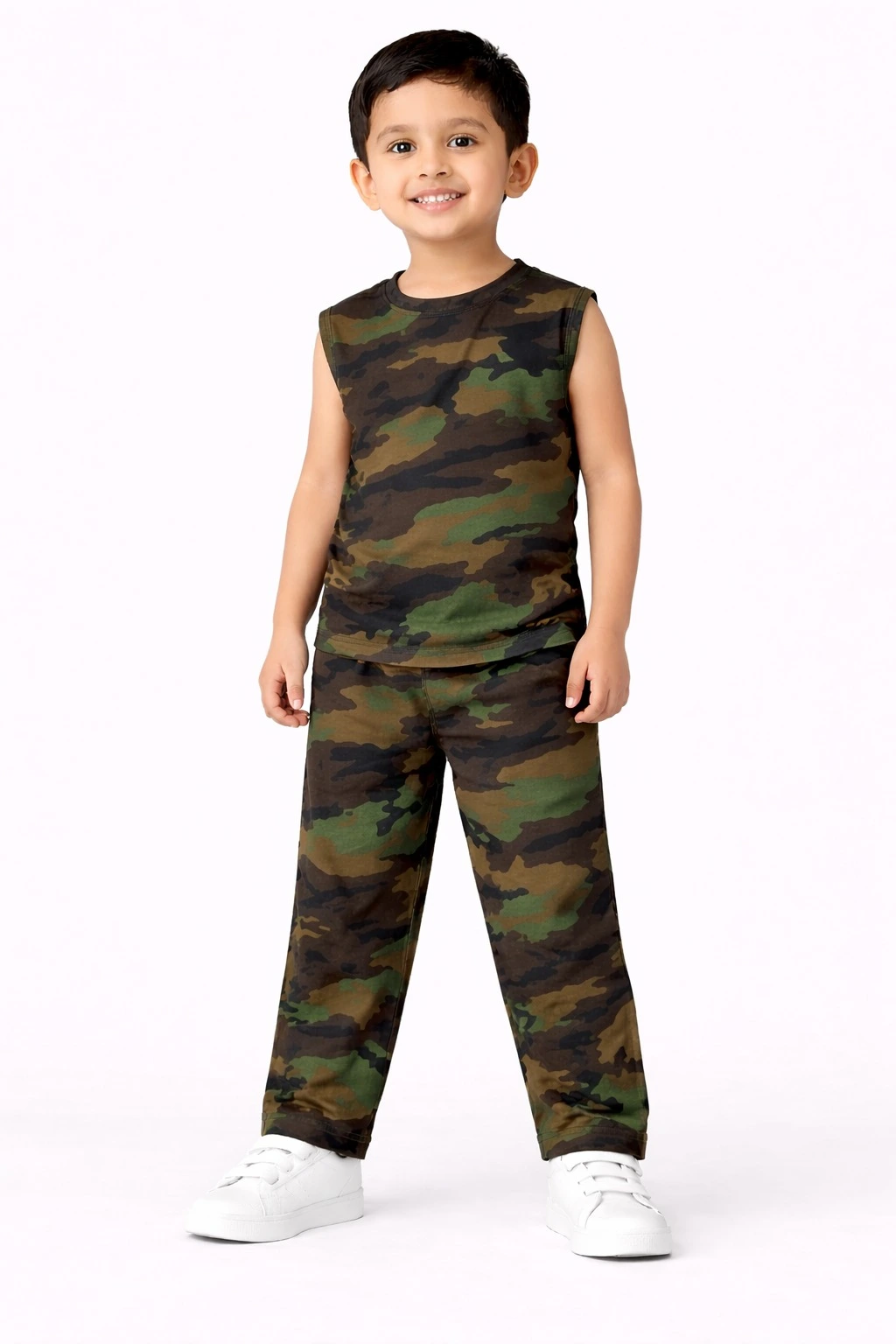 Camouflage Boys Printed Lounge Sets
