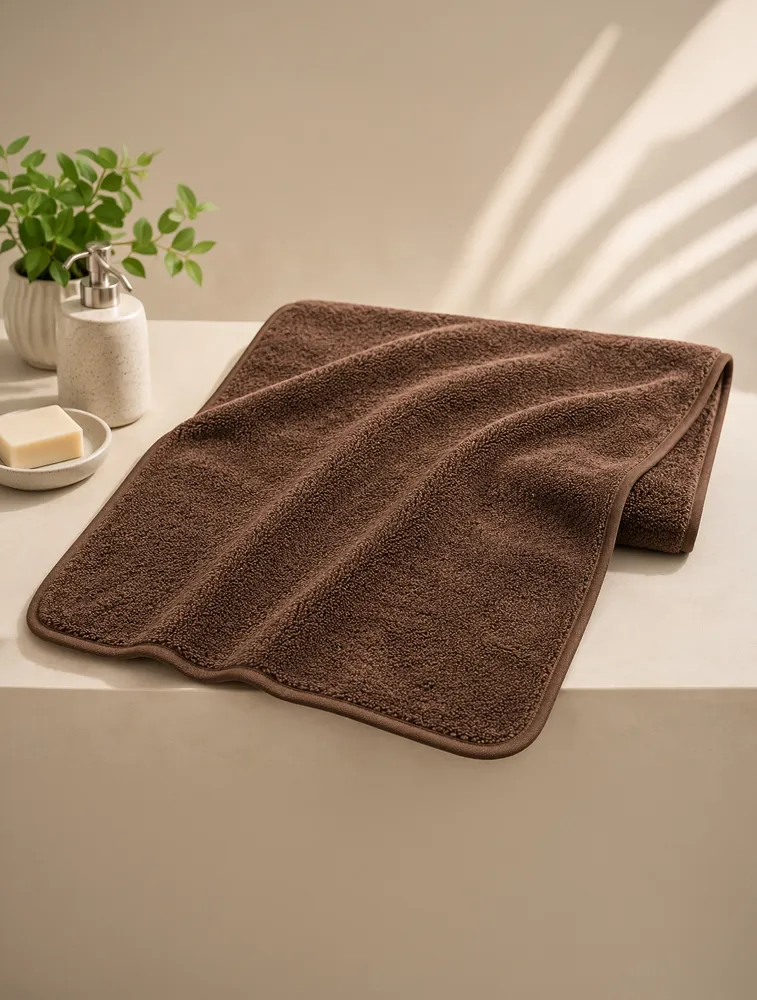  Coffee Brown Habitude Microfier Premium Gym Towel