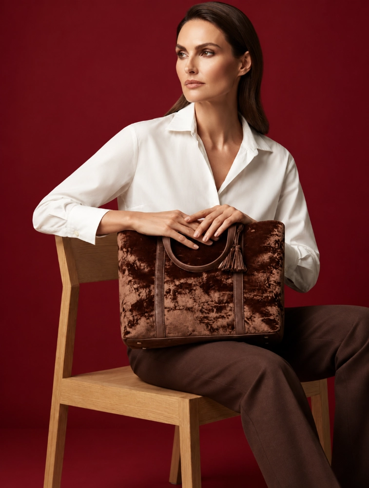 Coffee Brown Womens Everyday PU leather Shoulder Bag
