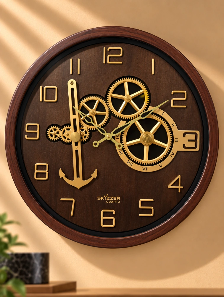 Cola Wood SKYZZER Quartz Premium Wall Clock S 1819