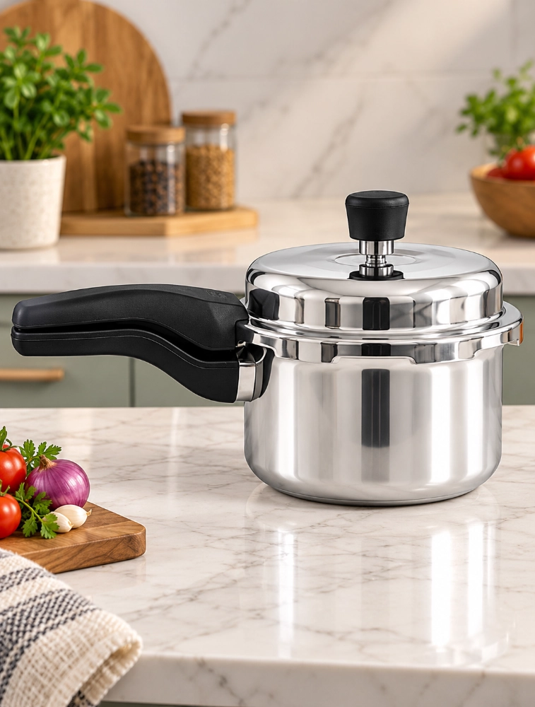 Cook Ease 2L Tri Ply Pressure Cooker