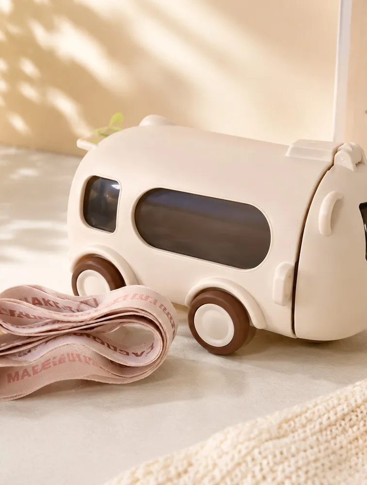 Sewad Cream Premium Cool Cute Bus Kids Sipper Cup