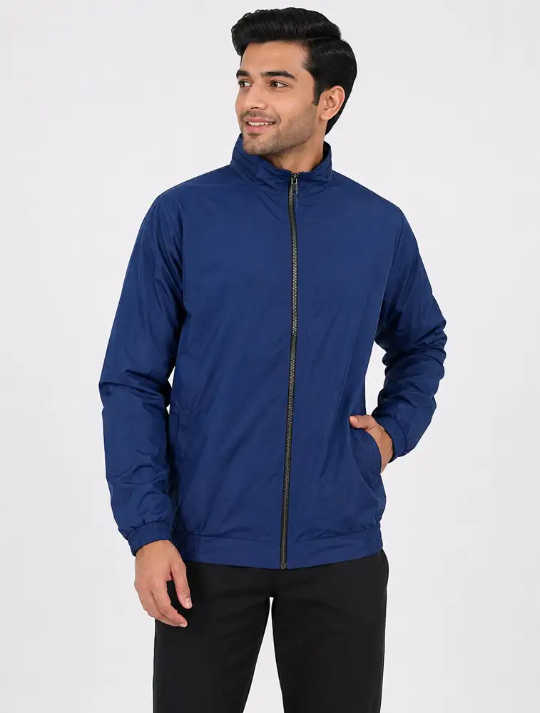 Dark Blue Unisex Wind Cheater Light Weight