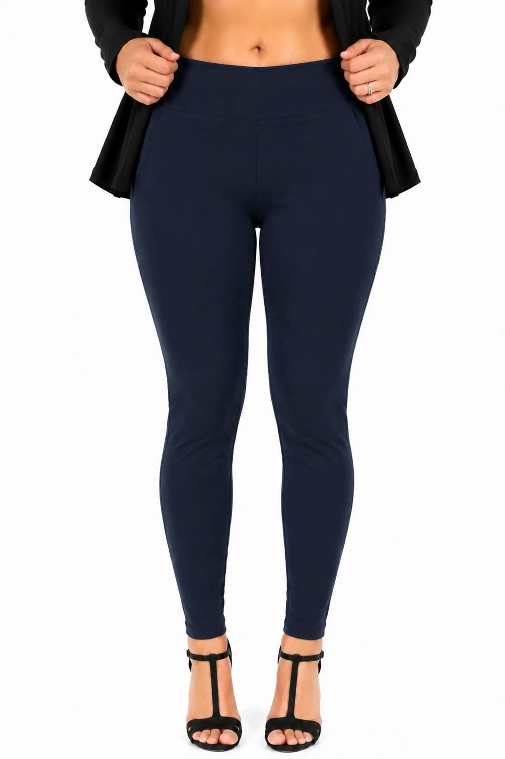 Dark Blue Womens Tummy Tucker Jegging — bulk from ₹1097