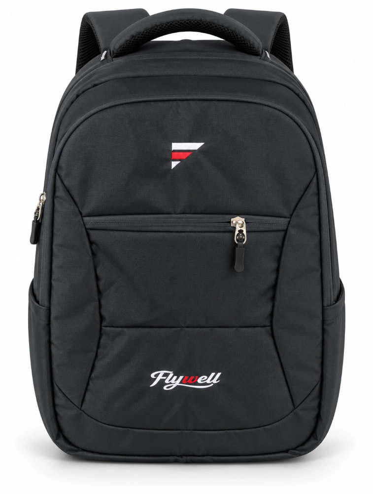 Black Flywell Premium UrbanTrek ProMulti Compartment Backpack