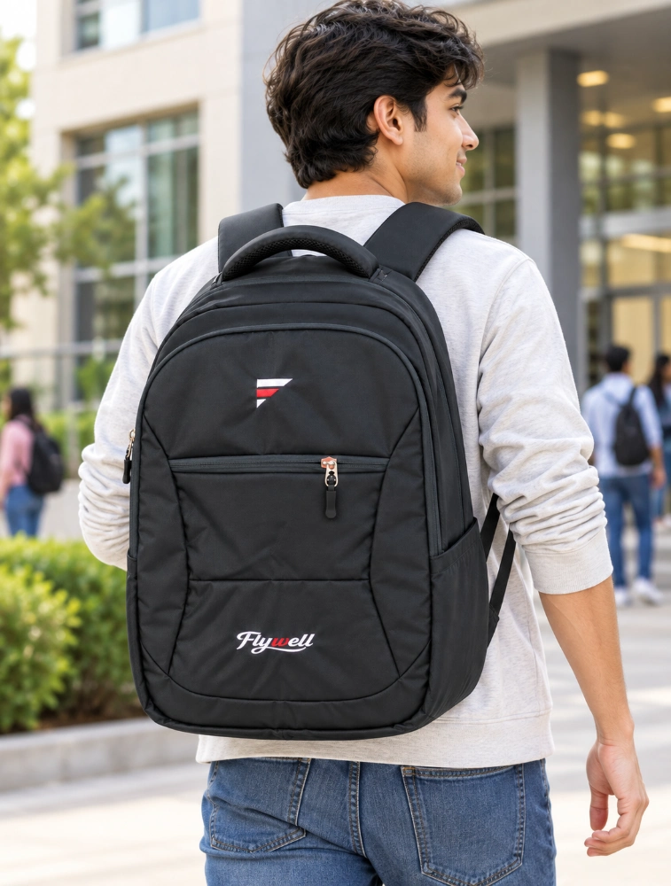 Dark Grey Flywell Premium UrbanTrek ProMulti Compartment Backpack