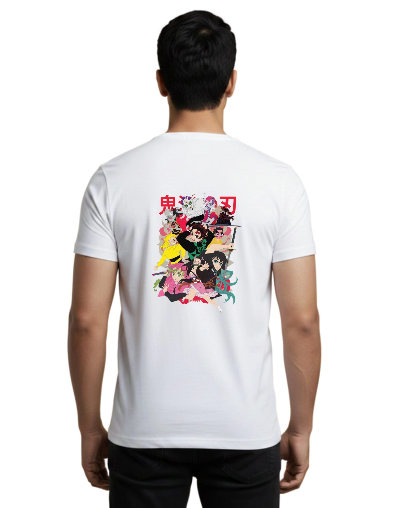 Demon Slayer Legends Cotton Round Neck T-Shirt 180 GSM White