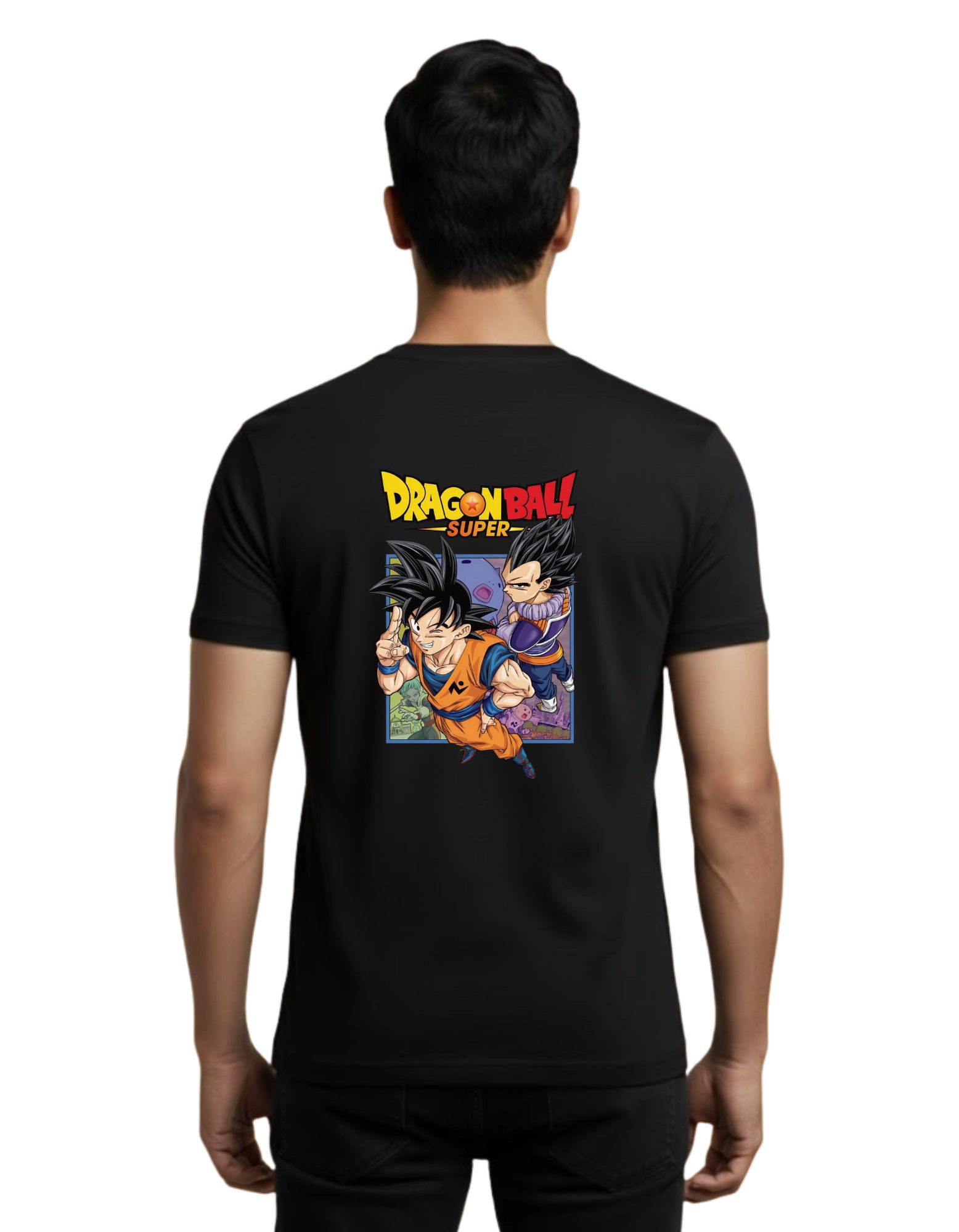 Dragon Ball Super Cotton Round Neck T-Shirt 180 GSM Black