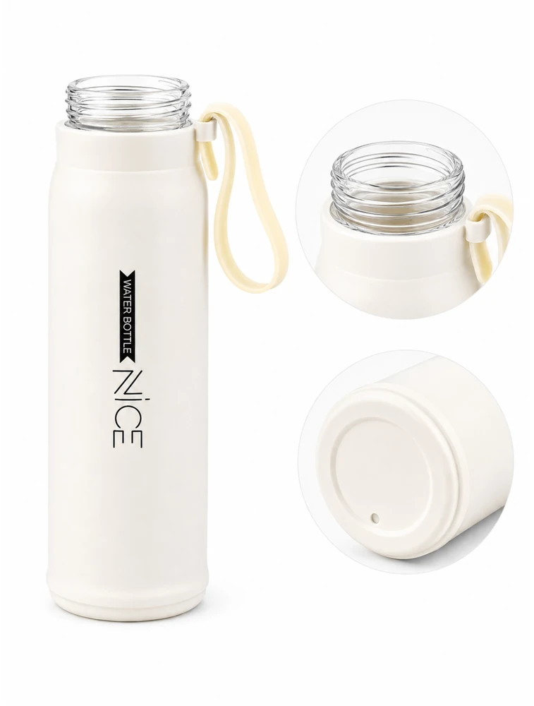 Dual Layer Cream Water Bottle