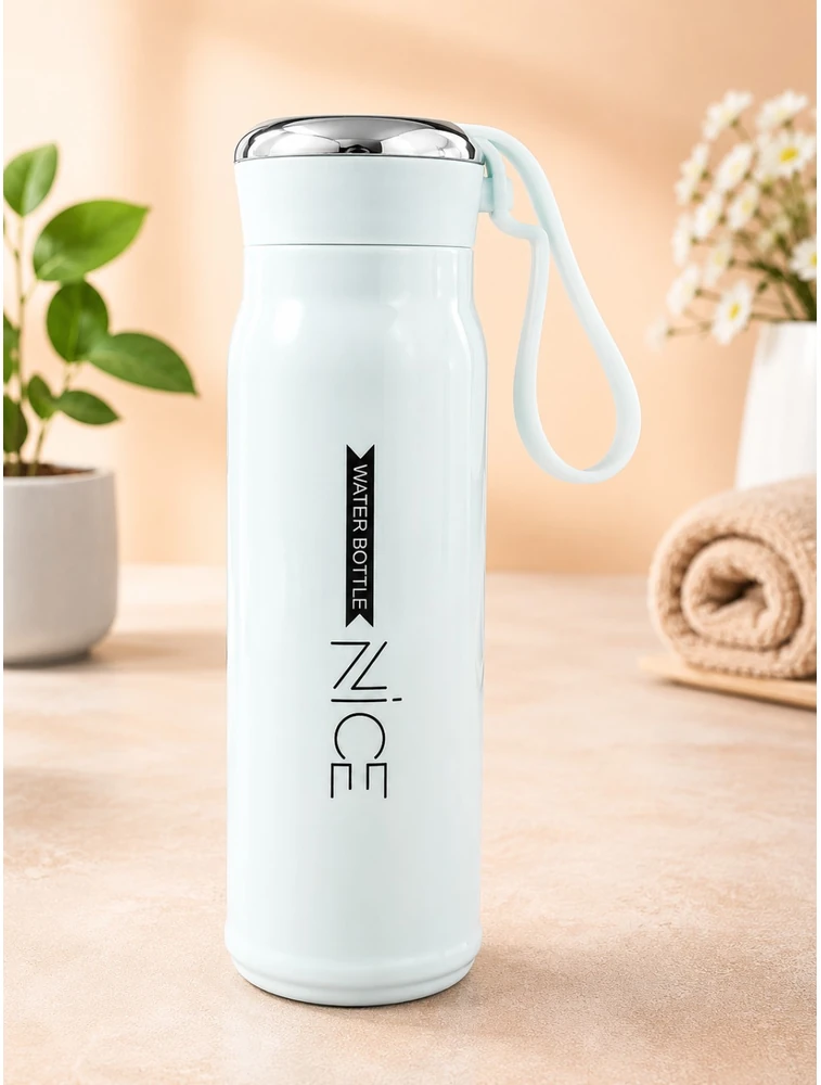 Dual Layer Light Blue Water Bottle