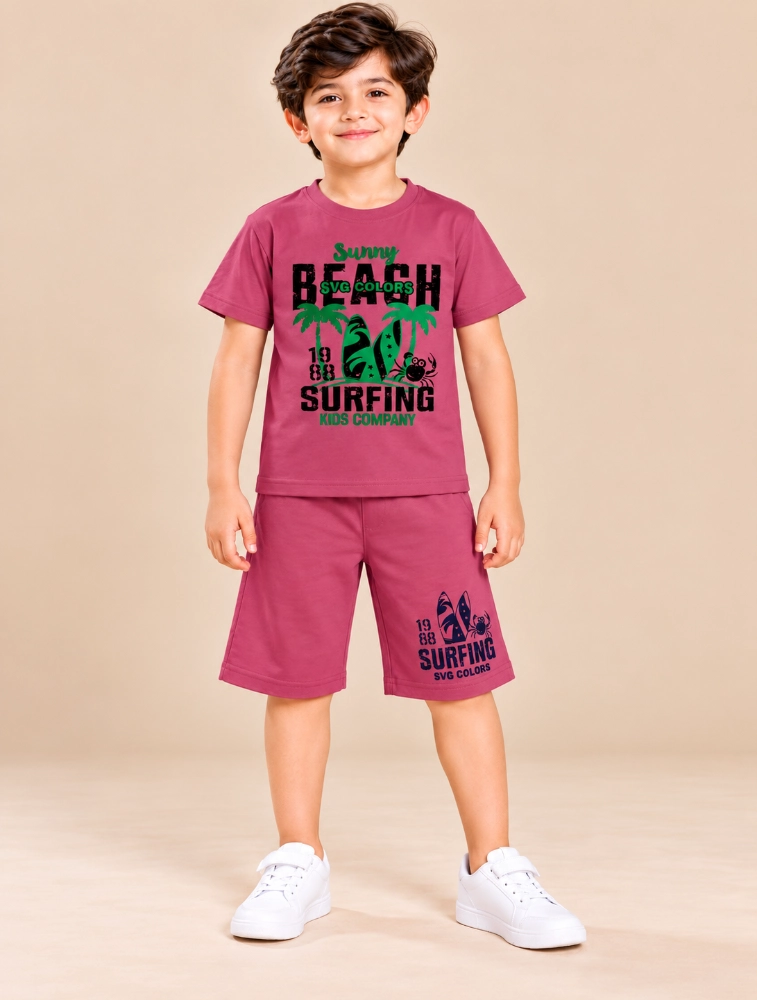 Dusty Rose Kids Nightwear Set