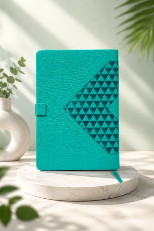 Electric Green Diamond Texture Magnetic Diary — bulk from ₹267