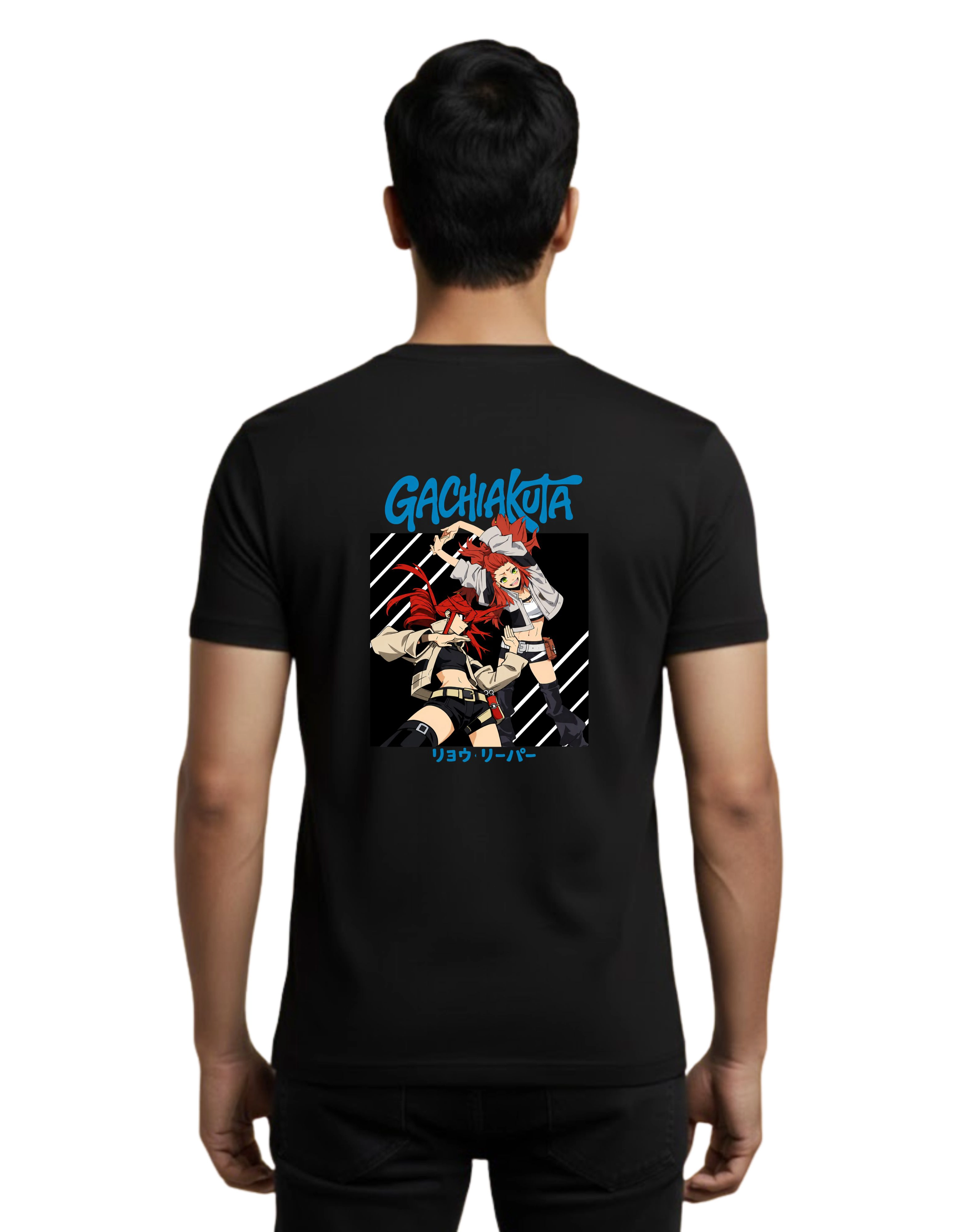 Gachiakuta Anime Cotton Round Neck T-Shirt 180 GSM Black