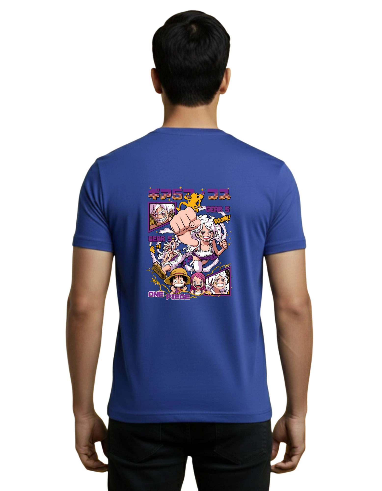 Gear 5 Emperor Cotton Round Neck T-Shirt 180 GSM Royal Blue