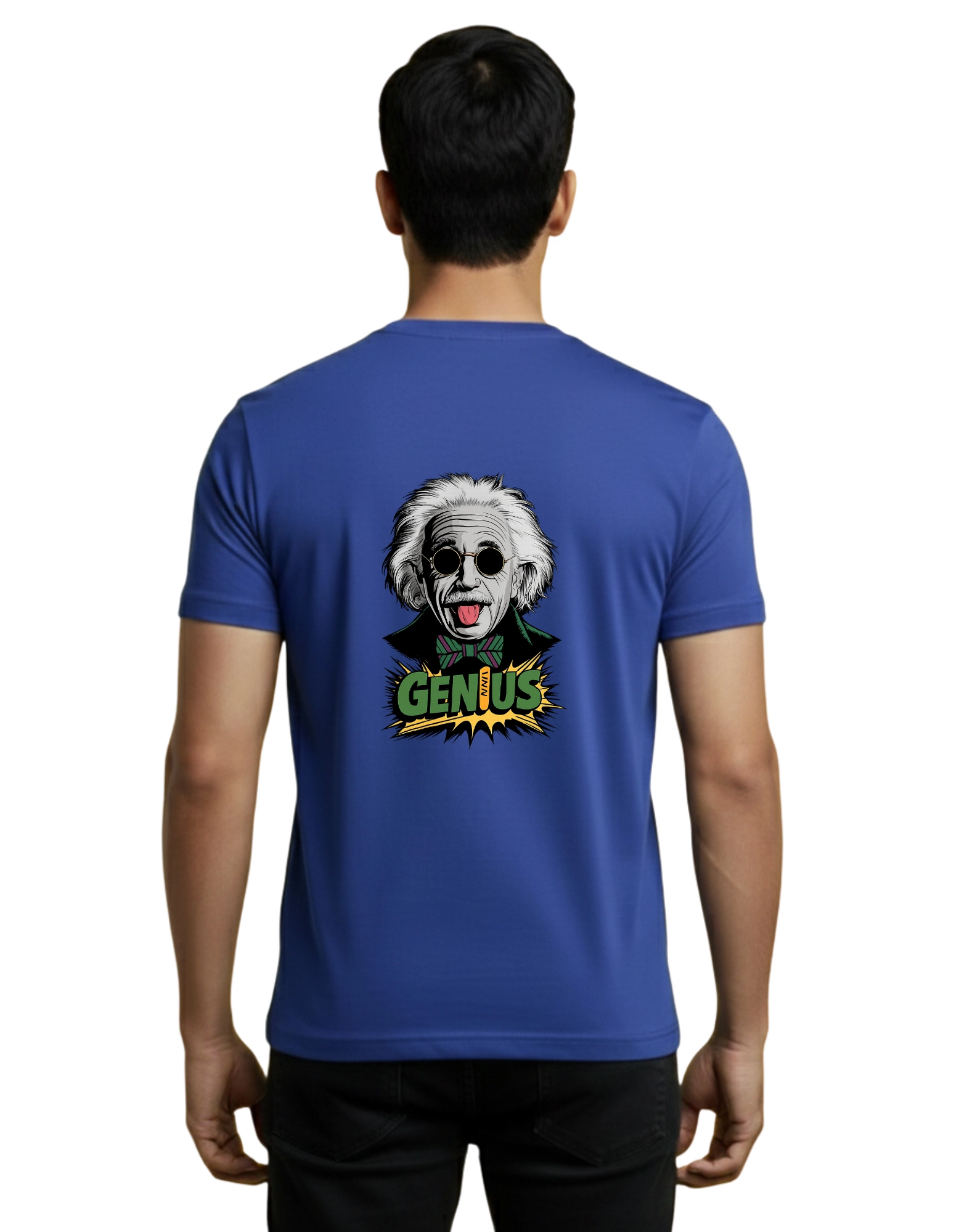Genius Cotton Round Neck T-Shirt 180 GSM Royal Blue