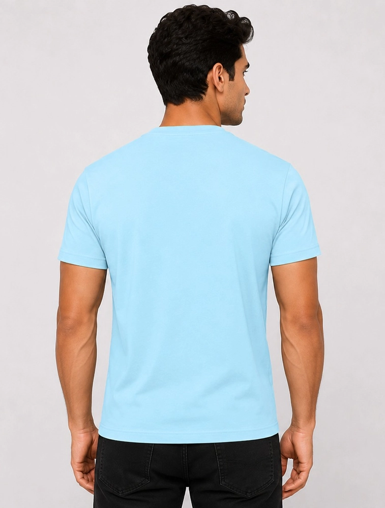 Glacier Mens Premium 180 GSM Supima Cotton Lycra Round Neck TShirt 