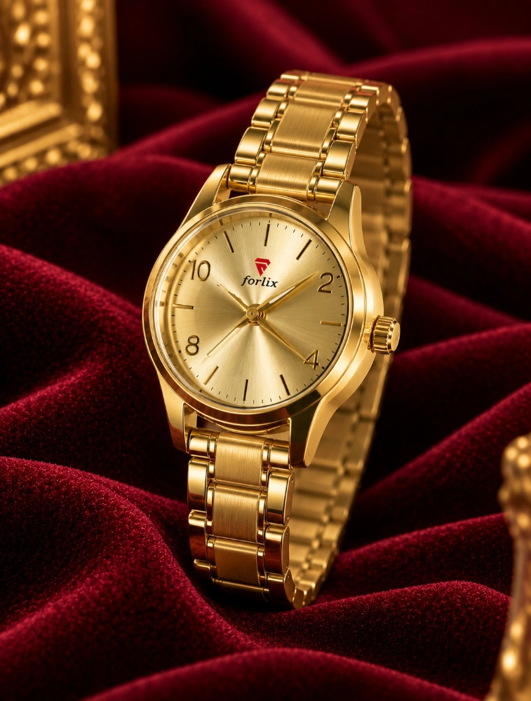 Gold Elegant Bracelet Style Watch