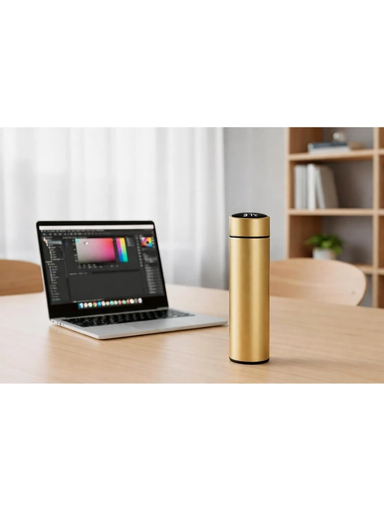 Gold Smart Thermos Mug