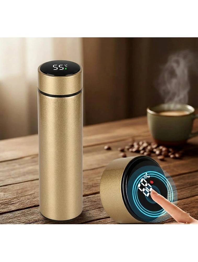 Gold Smart Thermos Mug   