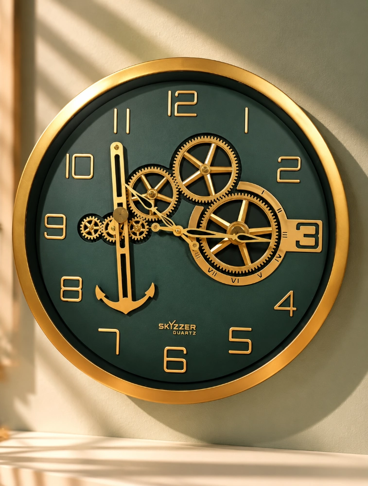 Golden SKYZZER Quartz Premium Wall Clock S 1819