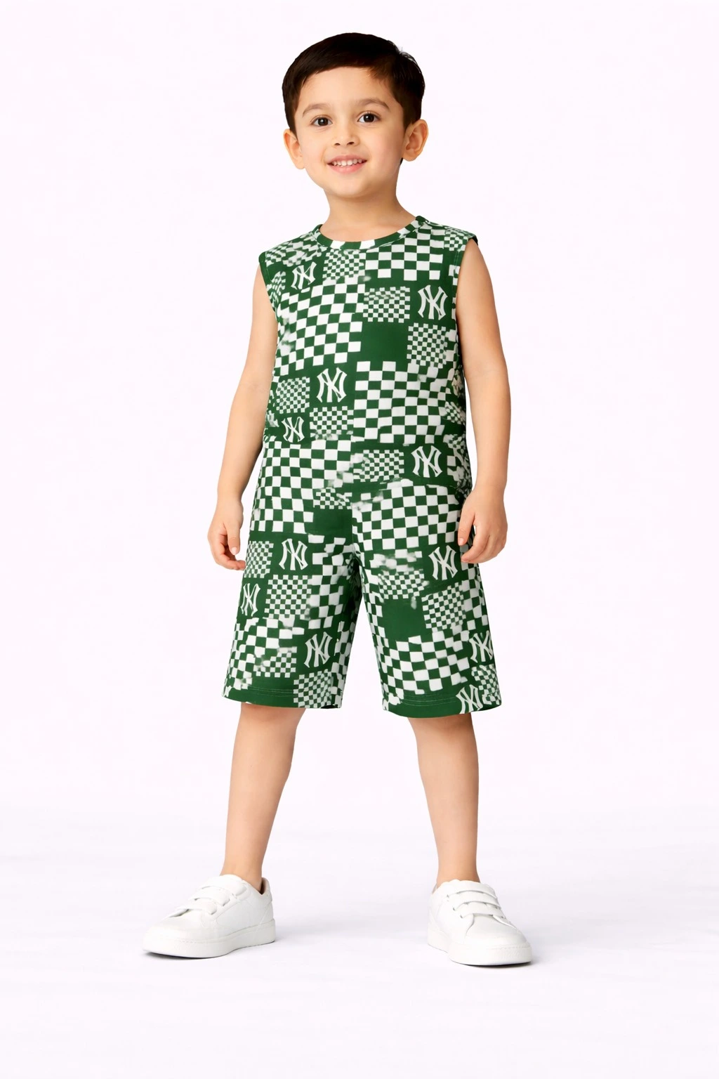 Green Boys Printed Co ord Sets