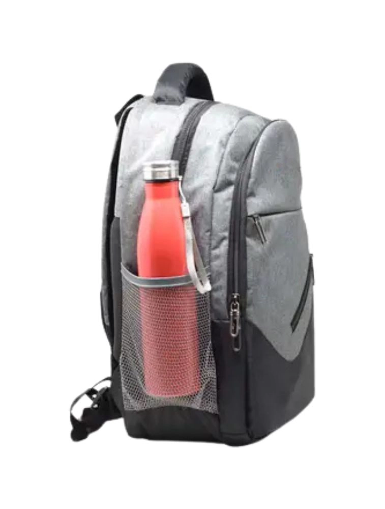 Grey Khadi polyester and PU coated Laptop Bag — bulk from ₹573