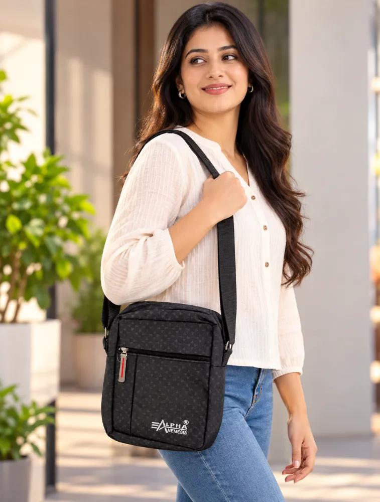 Zyvora Fashion Grey Alpha Nemesis Casual Sling Bag