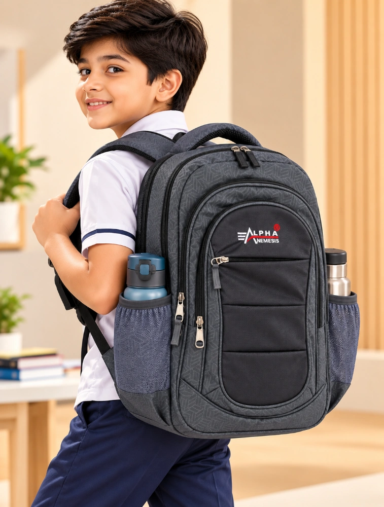Grey Alpha Nemesis Everyday School Backpack