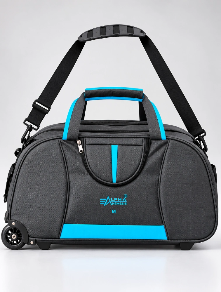 Dark Grey Alpha Nemesis Large Capacity Rolling Duffel Bag