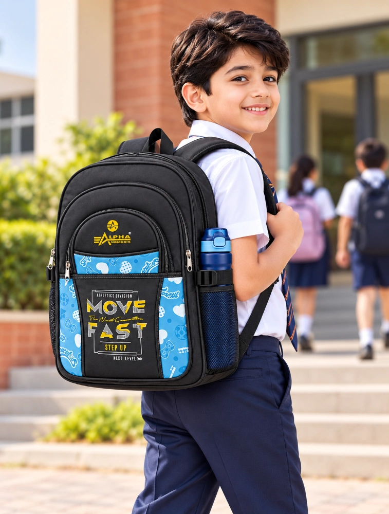 Grey Alpha Nemesis Multi Purpose School Backpack