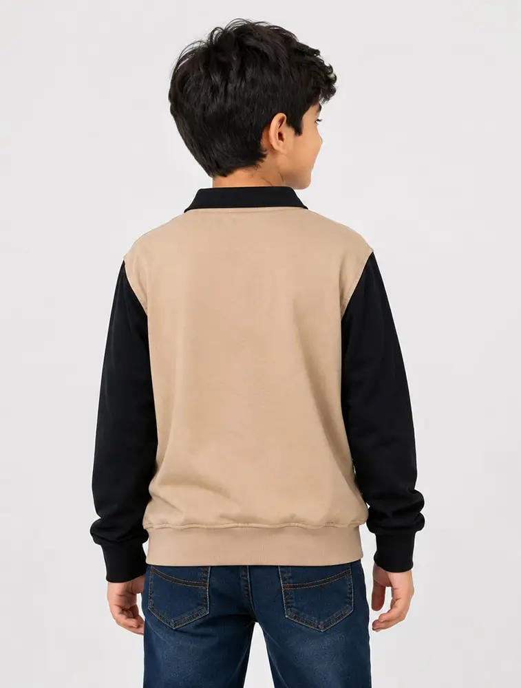 Grey Boys Java Collar Premium T Shirt