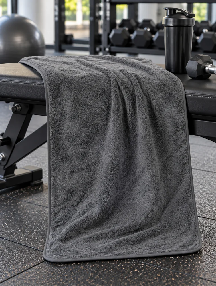 JOTHAM THREADS - Grey Habitude Microfier Premium Gym Towel