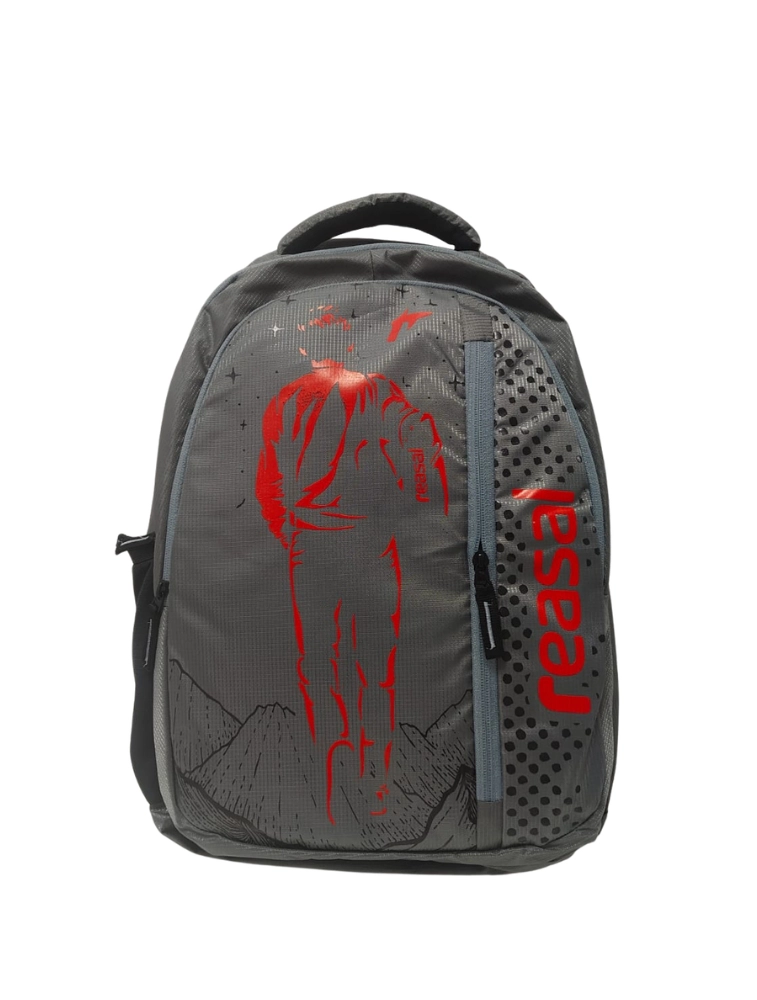 Grey Power Move 30L Polyester School  College Backpack