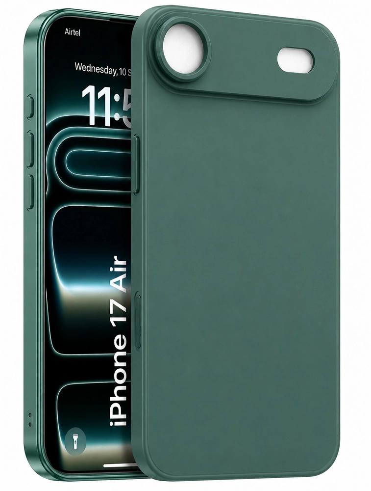 Grey Ultra Clear Magnetic Back Cover for iPhone 17