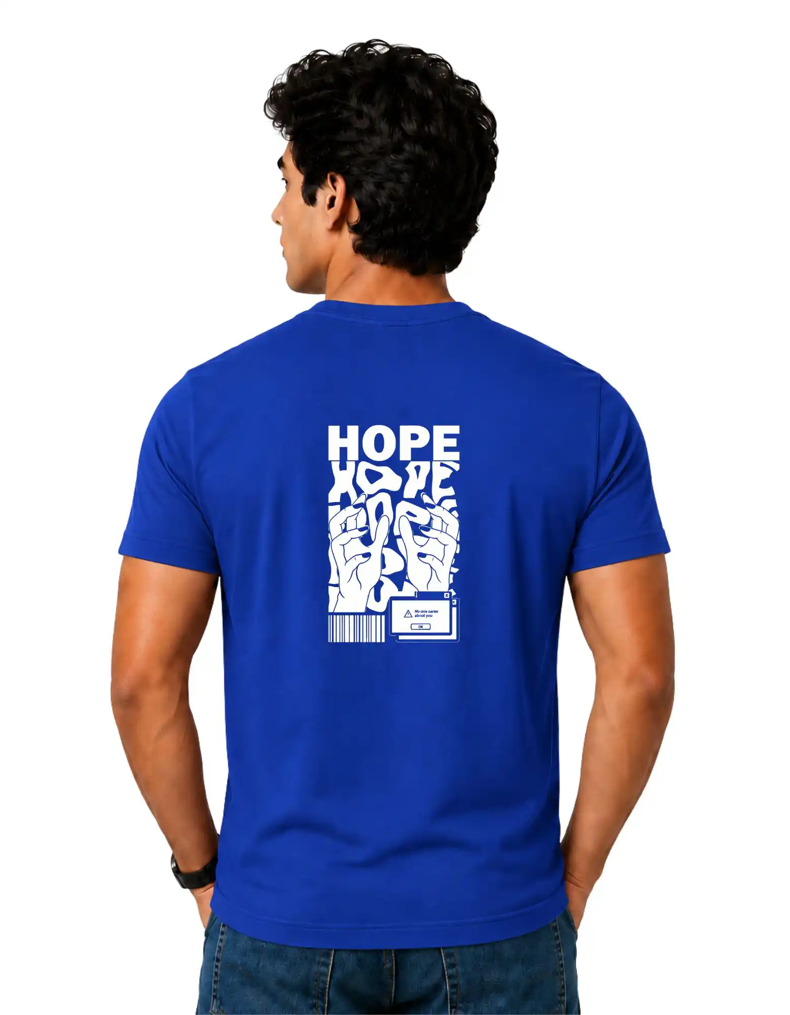 Hope Cotton Round Neck T-Shirt 180 GSM Royal Blue