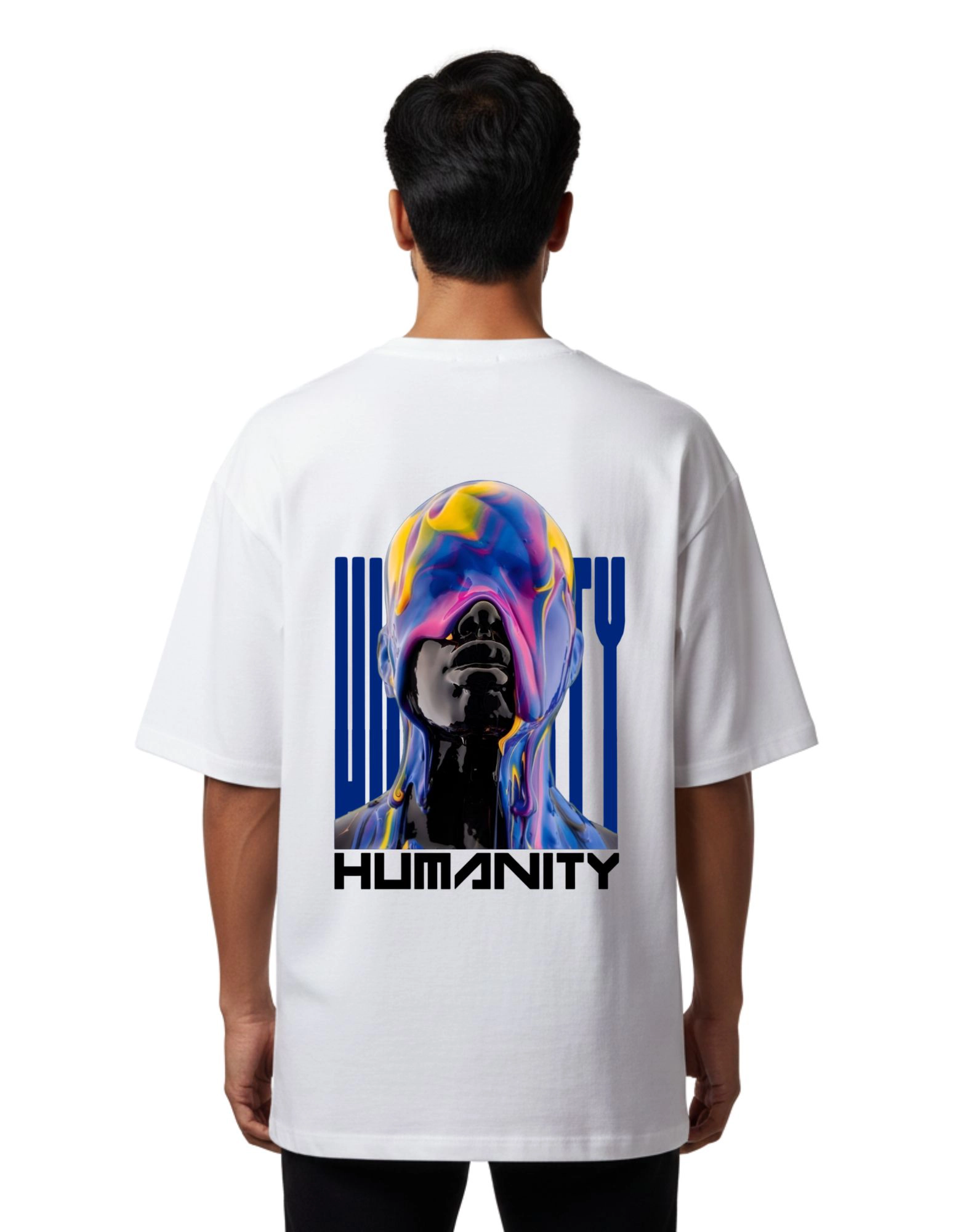 Humanity Oversized French Terry 240 GSM T-Shirt White