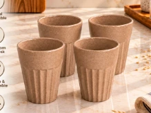 Natural Husk Chai Cup Pack of 4 140 ML