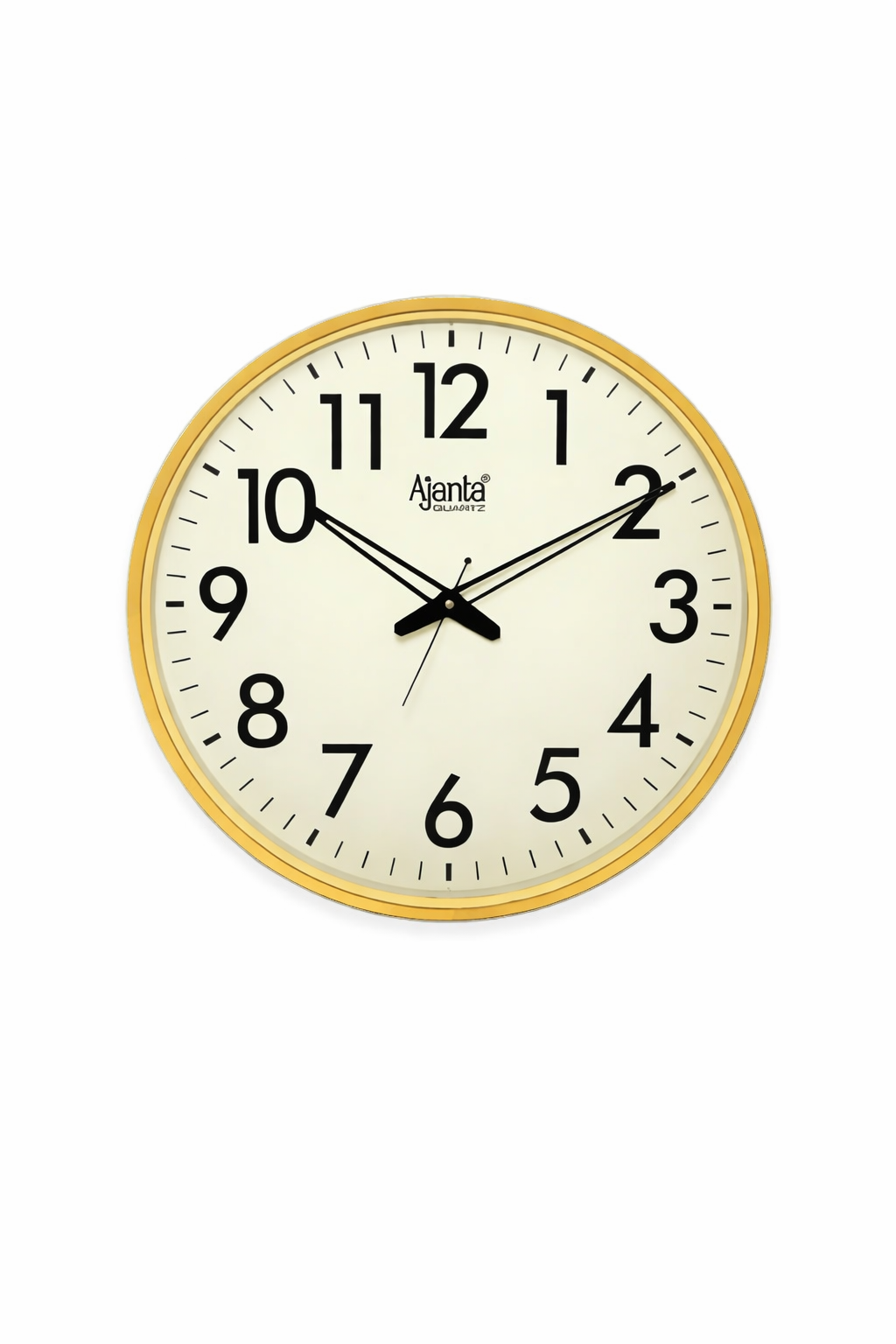 Ivory Round Analog Wall Clock 397