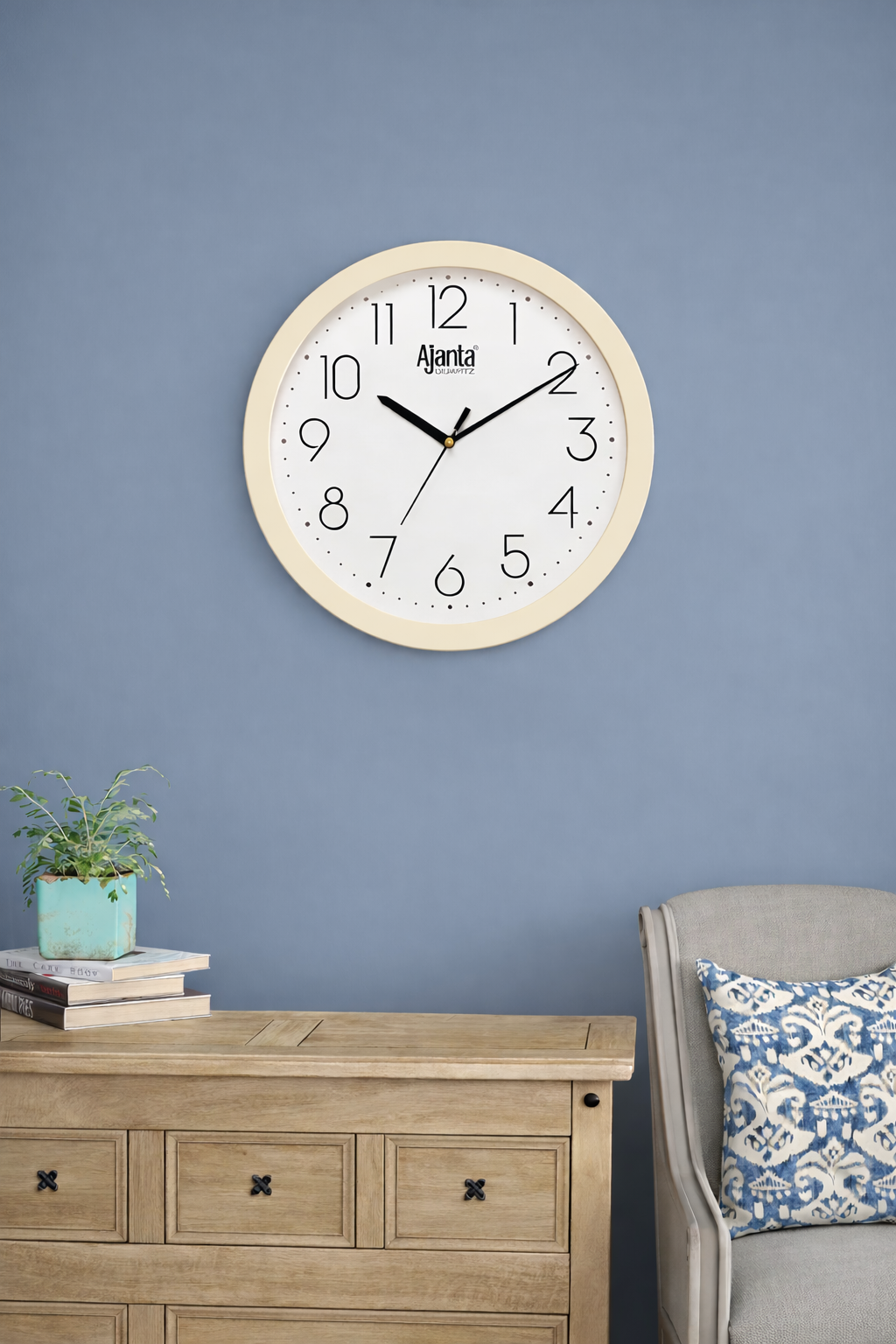 Ivory Simple Wall Clock 957