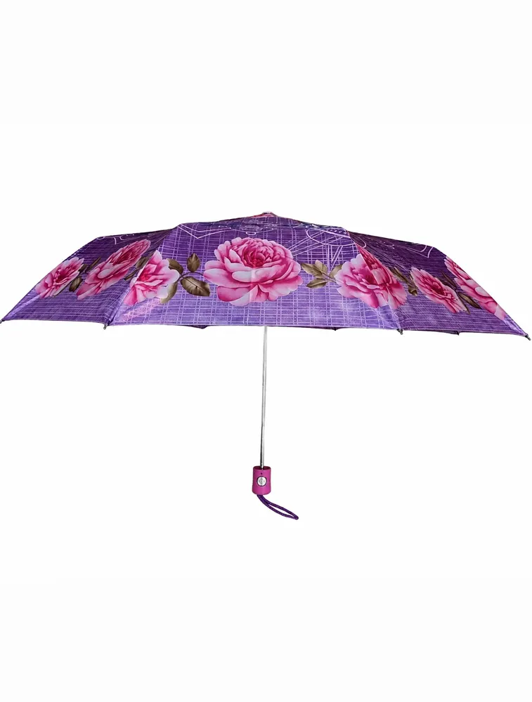 Lavender Summer Meadow Bloom Floral Compact Umbrella — bulk from ₹275