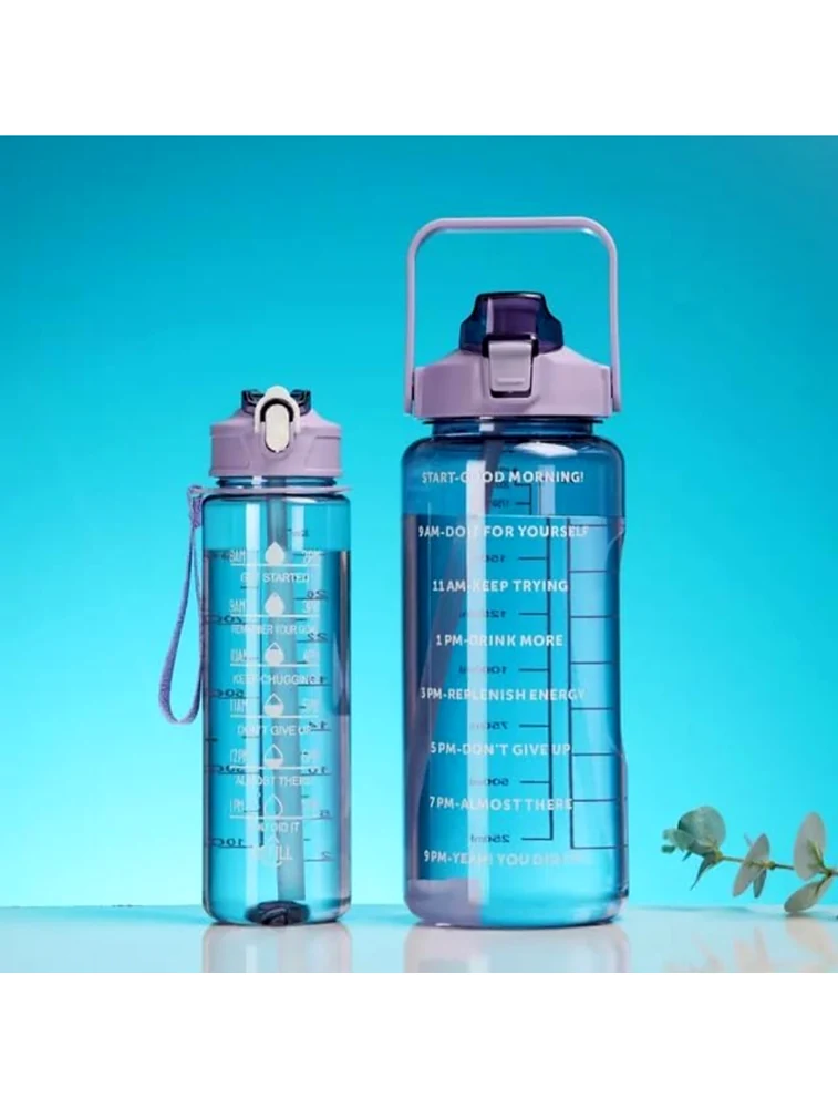 Lavender Premium Motivational Water Bottle