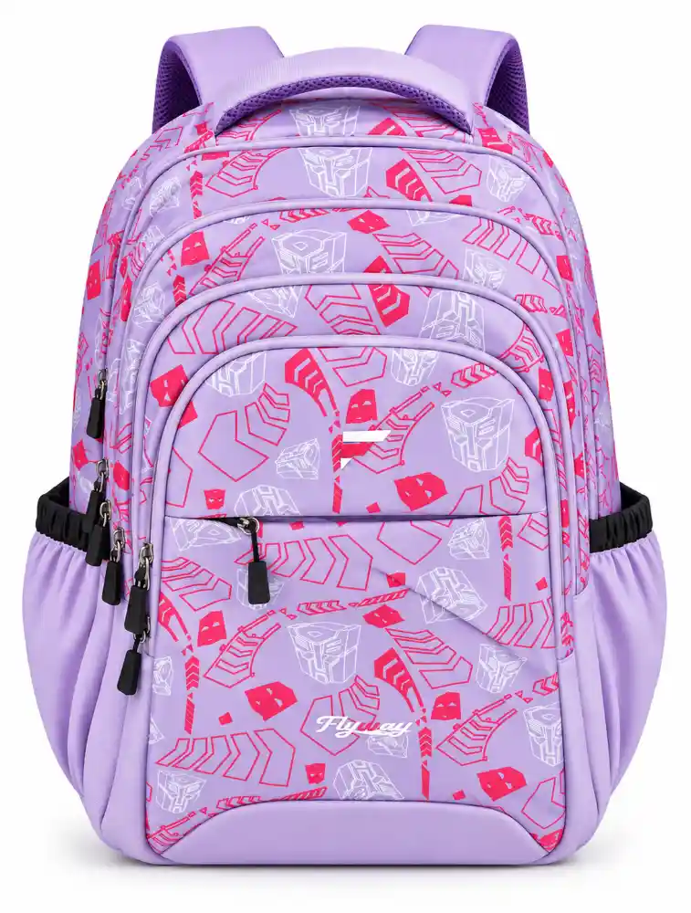 Lavender with Red Splash Kids Backpack 