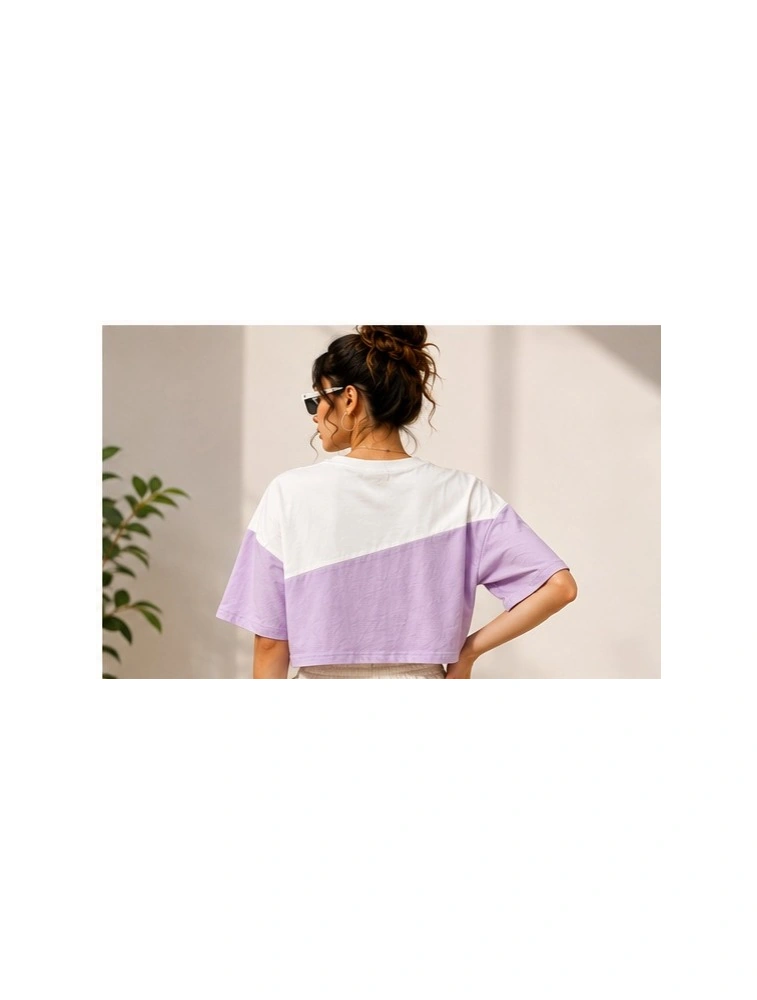 Lavender Womens Classic Western CropTop — bulk from ₹314